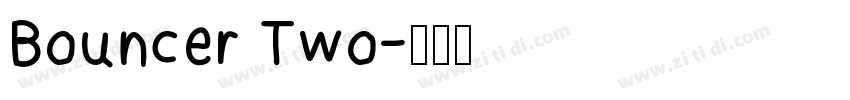 Bouncer Two字体转换